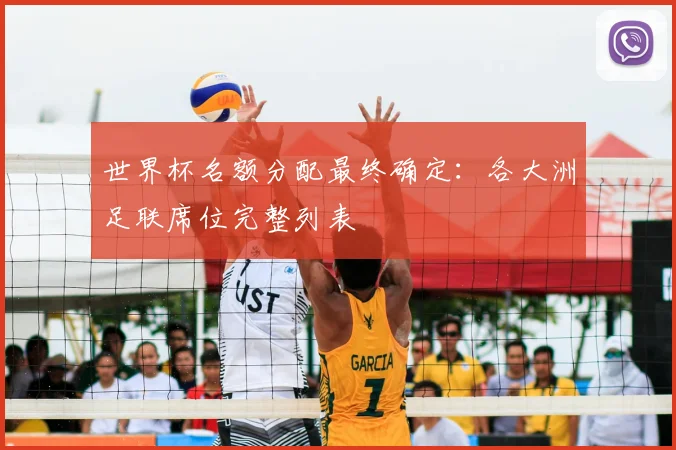 世界杯名额分配最终确定:各大洲足联席位完整列表