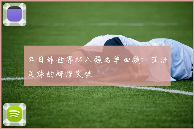 年日韩世界杯八强名单回顾:亚洲足球的辉煌突破